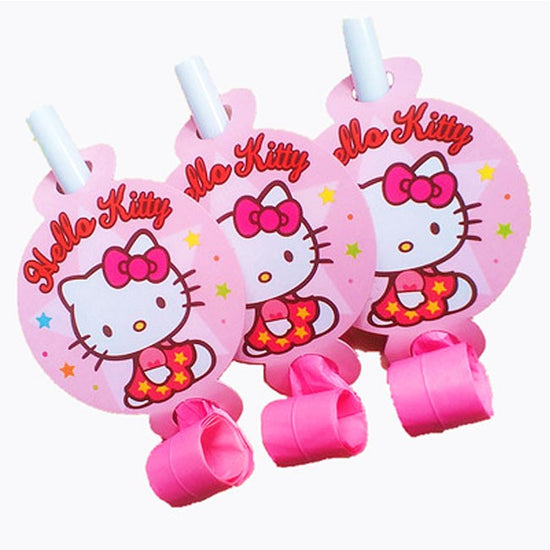 Hello Kitty style party blowouts - we have added these for the party favors in the goody bags because we find this is what excite the kids most!