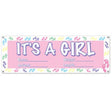 It's a Girl Giant Customisable Banner