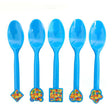 Lego Building Blocks party dessert spoons! Fun cutlery for your party guests. Completes the table setup for the party!