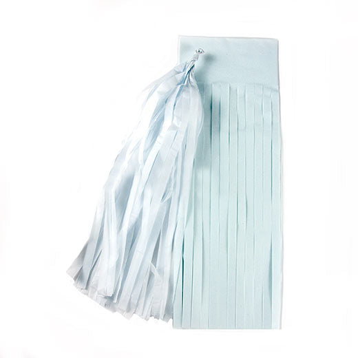 Light Blue Party Paper Tassels