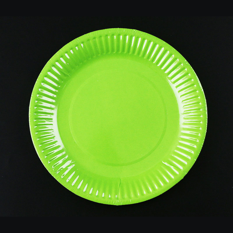 Lime Green Coloured plates for your special jungle themed party!