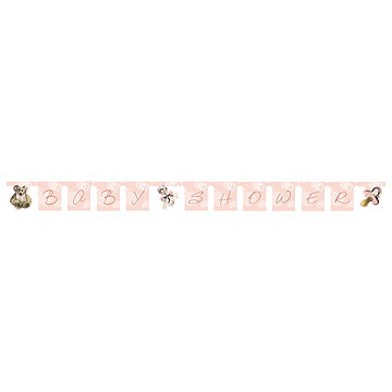 Decorate a fun party with this Little Angel Baby Shower party jointed banner decorations. Fun and lovely!