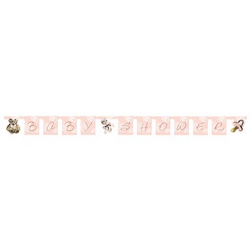 Decorate a fun party with this Little Angel Baby Shower party jointed banner decorations. Fun and lovely!