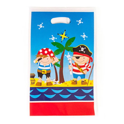 Pirate Party Boy Treat Bags. Fill these bags for childcare or school party.
