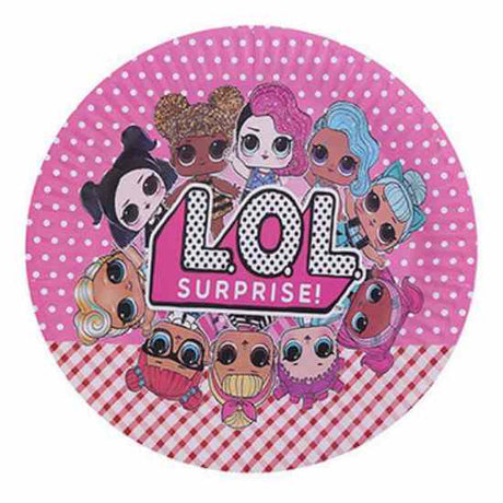 LOL Surprise Party Plates
