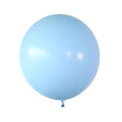 36 inch jumbo sized balloon in Macaron Light Blue to set up for your lively garden themed garland or party backdrop.