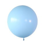 36 inch jumbo sized balloon in Macaron Light Blue to set up for your lively garden themed garland or party backdrop.