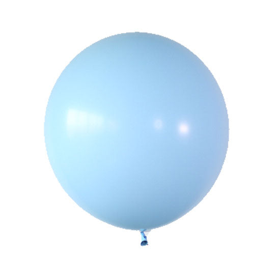 Load image into Gallery viewer, 36 inch jumbo sized balloon in Macaron Light Blue to set up for your lively garden themed garland or party backdrop.
