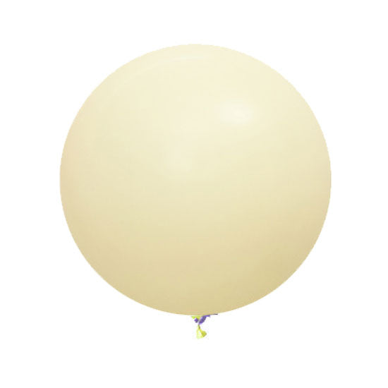Macaron Yellow jumbo latex balloons for decorating your party.