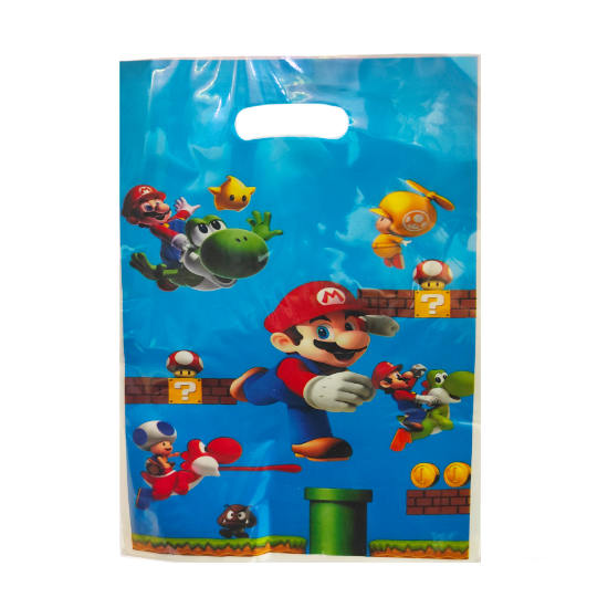Super Mario Treat Bags for you to pack lovely goodie bags for the little children.
