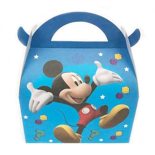 Singapore No 1 wholesale party store selling this blue Mickey Mouse Treat Boxes. Here we have a wide range of party supplies and party favours.