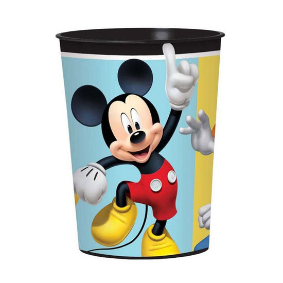Adrien used this Mickey Mouse Plastic cup for tooth brushing. It's really nice.