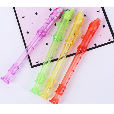 Mini Flute for little kids as party favors. Make some music (or noises) for a vibrant party!