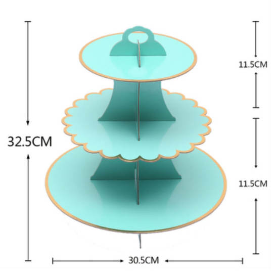 cupcake stand size
