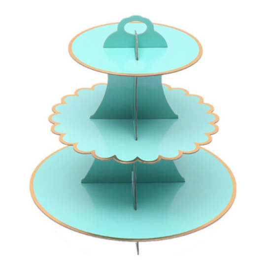 Mint green cupcake stand