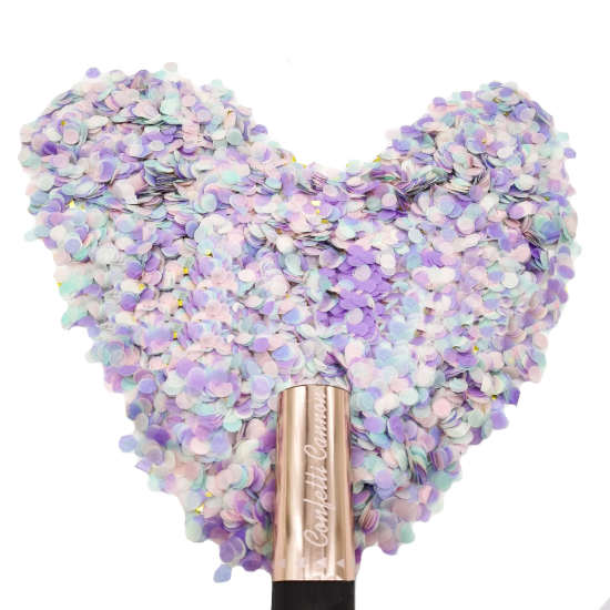 Confetti Popper that pops out the sweet pastel coloured confetti.