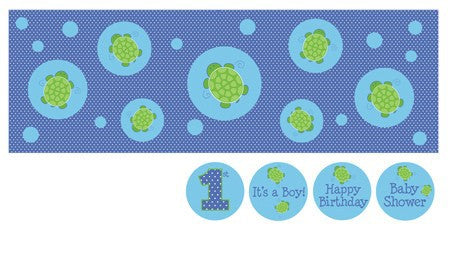 Mr Turtle Giant Banner is a great kit for birthday party decoration