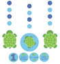 Mr Turtle Hanging Decorations for under the sea themed birthday party decoration!