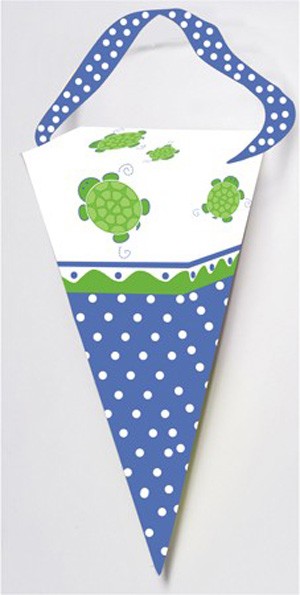 Load image into Gallery viewer, Mr Turtle Favor Box - Great for under the sea themed party favours!
