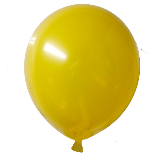 Load image into Gallery viewer, Mustard Yellow Matt Latex Balloons can be filled will air or helium.
