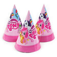 Cute party cone hats for the little children to put on for an enjoyable birthday celebration.