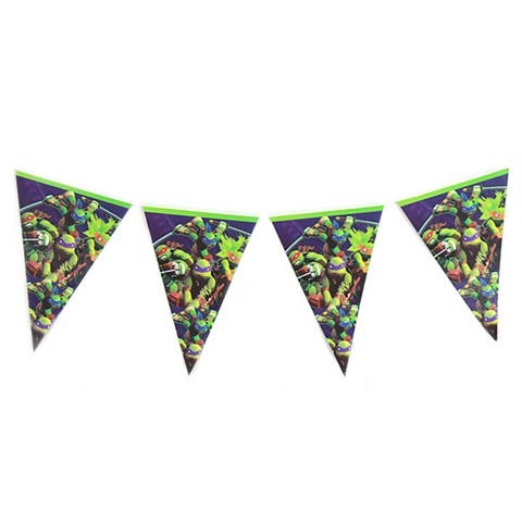 The boys are totally excited to see their birthday party filled with all these Ninja Turtle style banners and hanging decors. Great stuff at great price.
