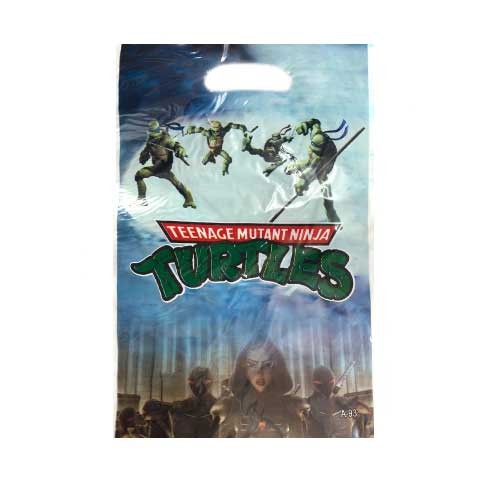 Ninja Turtle Style goody bags with great party supplies inside.