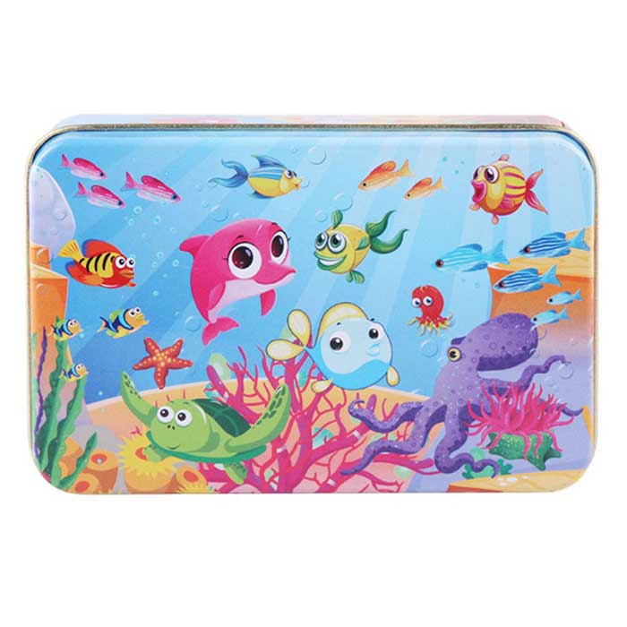Underwater World Puzzle with a nice tin gift box.