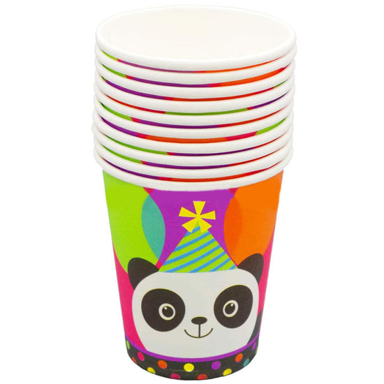 Load image into Gallery viewer, Delightful Party cups for snacks or birthday cake cutting Decorate your party table, or dessert table with these delightful partyware. Great for a panda party.
