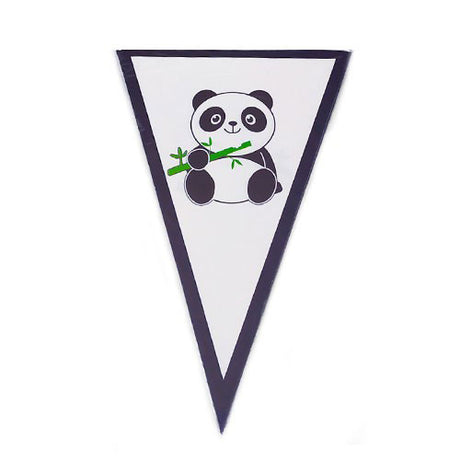 Flag Banner for the decoration for your panda themed party.