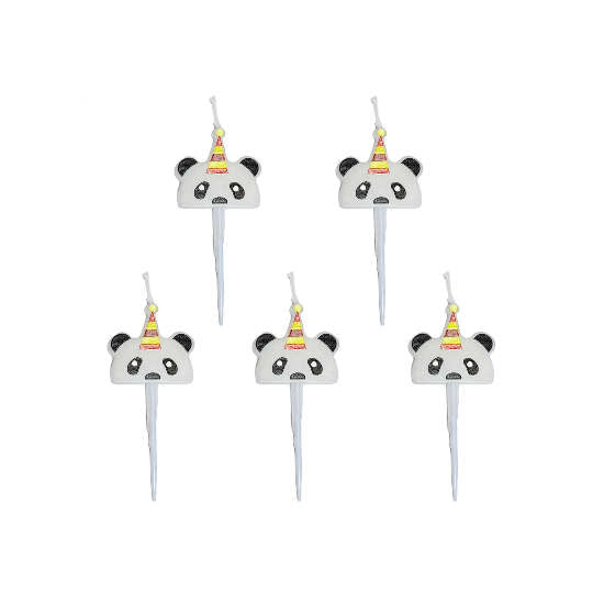 Panda Candle Picks (5pc)