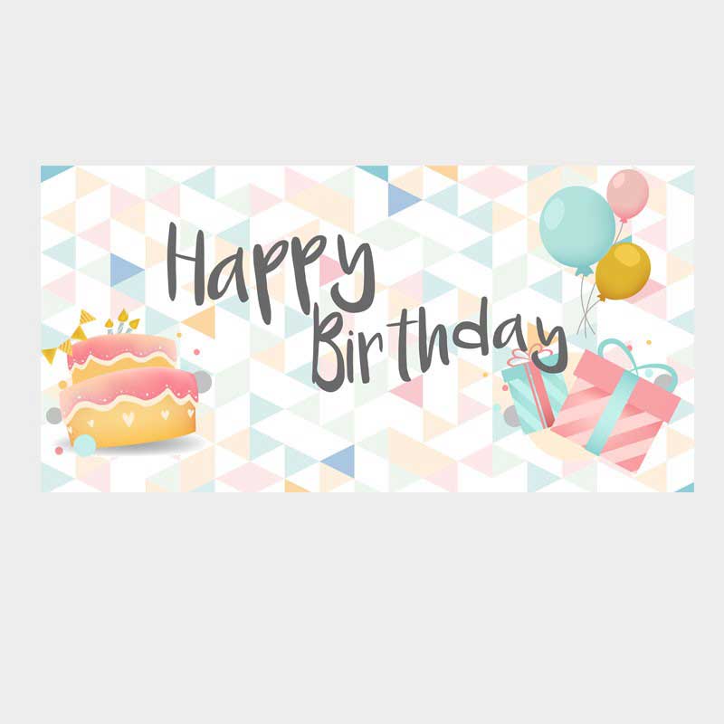 Pastel colours for a lively and flamboyant birthday celebration