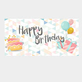 Pastel colours for a lively and flamboyant birthday celebration