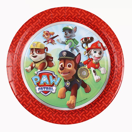 Load image into Gallery viewer, Paw Patrol Party plates, you can get them at great and cheap prices at Wholesale Party Store at Kallang Pudding.
