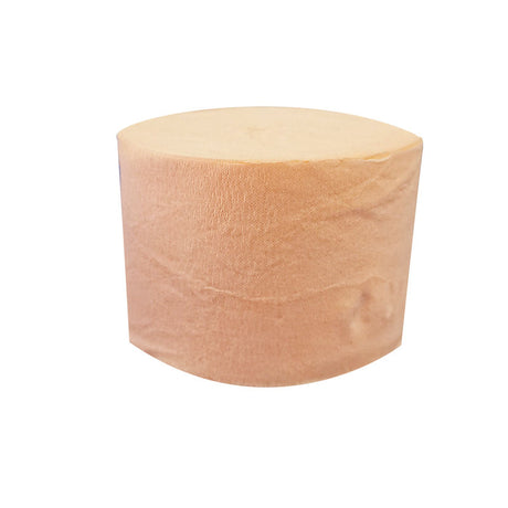 Peach crepe paper party streamer.