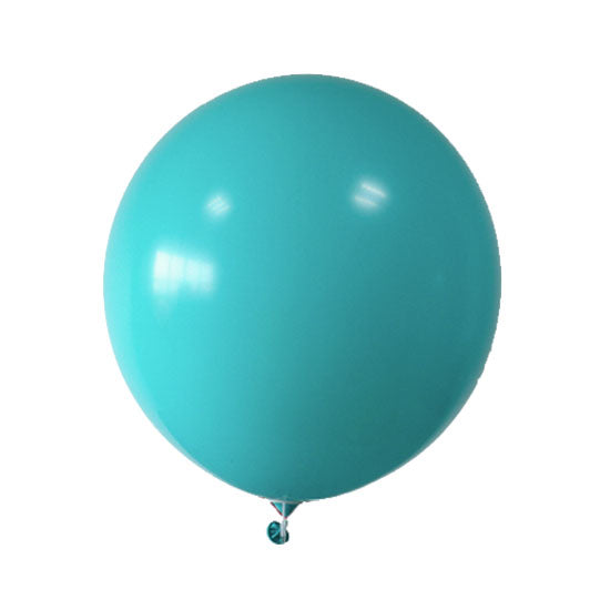 36 inch jumbo sized balloon in peacock blue to set up for your garland or party backdrop.