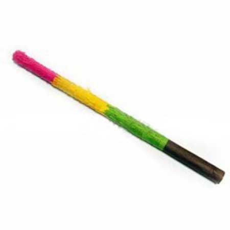coloured pinata stick for the party game. Get ready!
