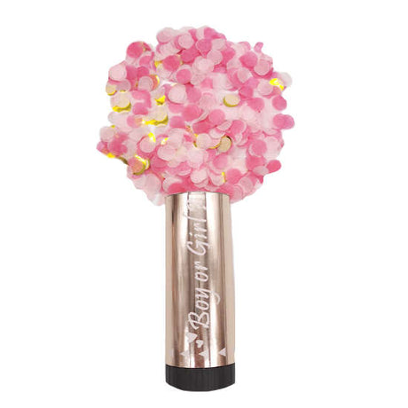 Pink Gender Reveal Confetti Popper