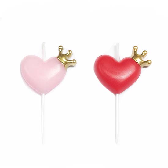 Heart Crown Pick Candle