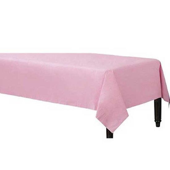 Pink Table cover for your sweet birthday party or baby celebration event.