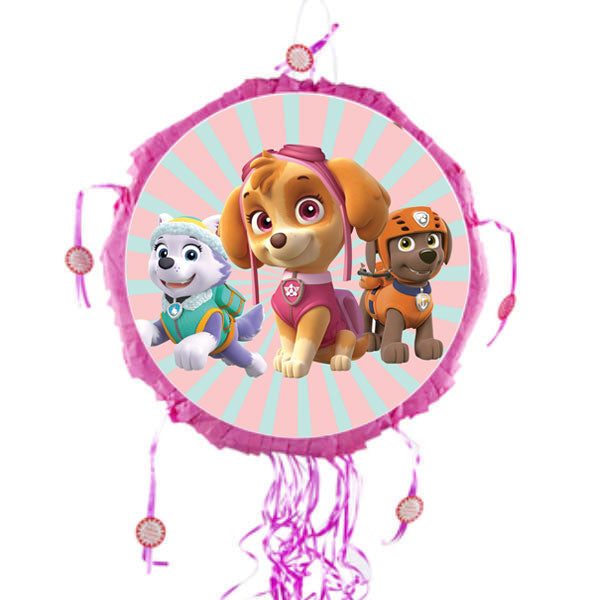 Pink Paw Patrol Pinata Birthday Party Supplies, Girl's Adventure!