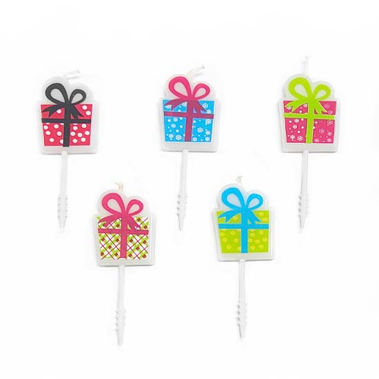 Funky Present Pick Candles