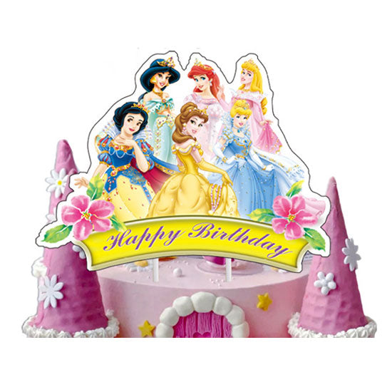 Princess Cake Toppers Party Supplies Princess Cupcake Toppers, Princess  Happy Birthday Cake Decorations For Girls Sofia Fans, Kids Birthday Party  12pc | Fruugo KR