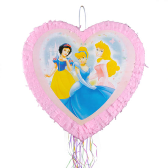 Load image into Gallery viewer, Disney Princess Heart Shaped Pinata
