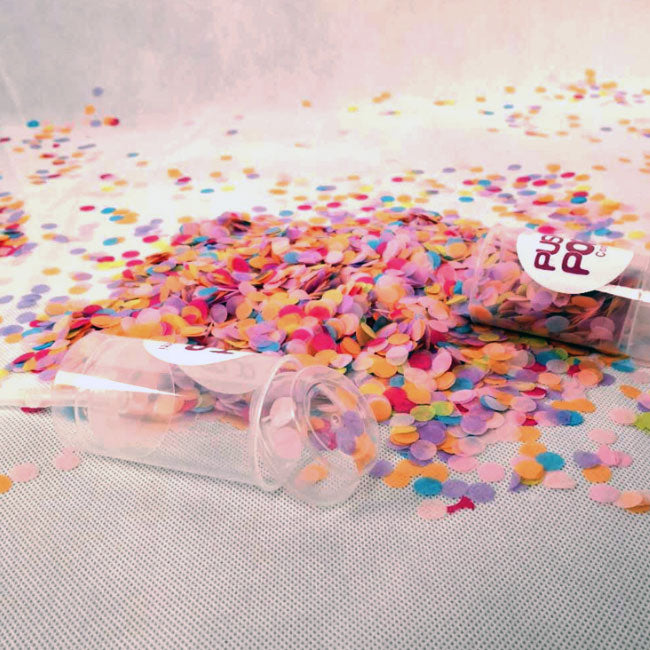 Confetti in a Push Pops are now available at Kidz Party Store.