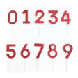 Red Glitter Number Candles  Great for birthday cake or cupcakes decoration!