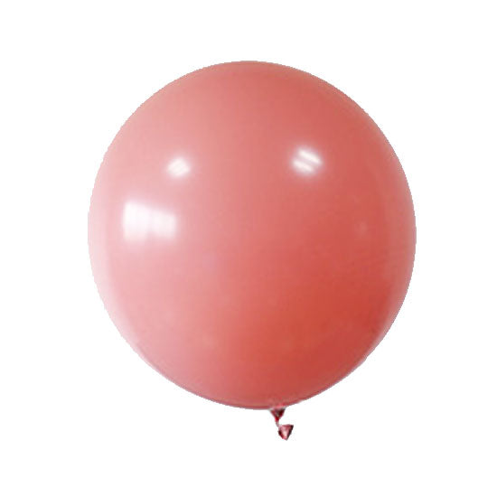 36 inch jumbo sized balloon in retro pink to set up for your lively trendy themed garland or party backdrop.