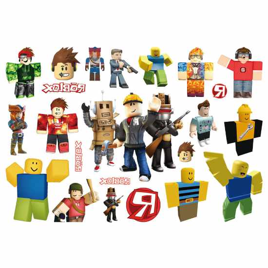 Roblox Party Tattoo for everyone to have fun decorating themselves.