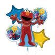 Elmo birthday balloon bouquet.