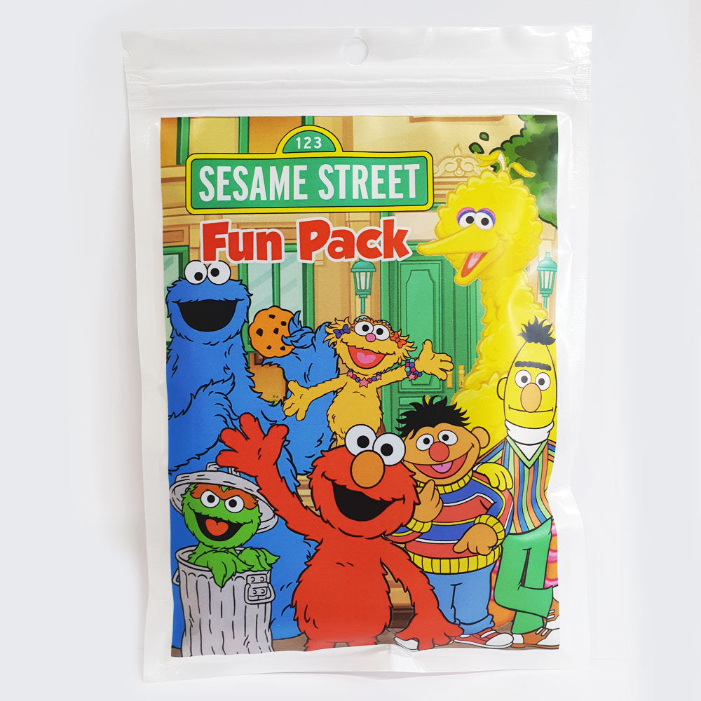 Load image into Gallery viewer, Sesame Street Elmo Fun Pack - with games, stickers and colouring - A perfect favour gift pack to mark the fun and interesting Birthday Party. 
